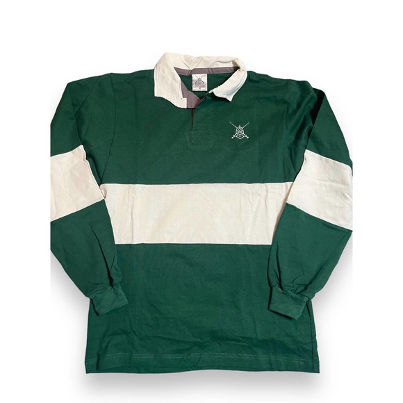 Ruck-it Rugby Wear Other - Vintage Mens MED Ruck-It Rugby Green Long-Sleeve Shirt, 100% Cotton NEW
